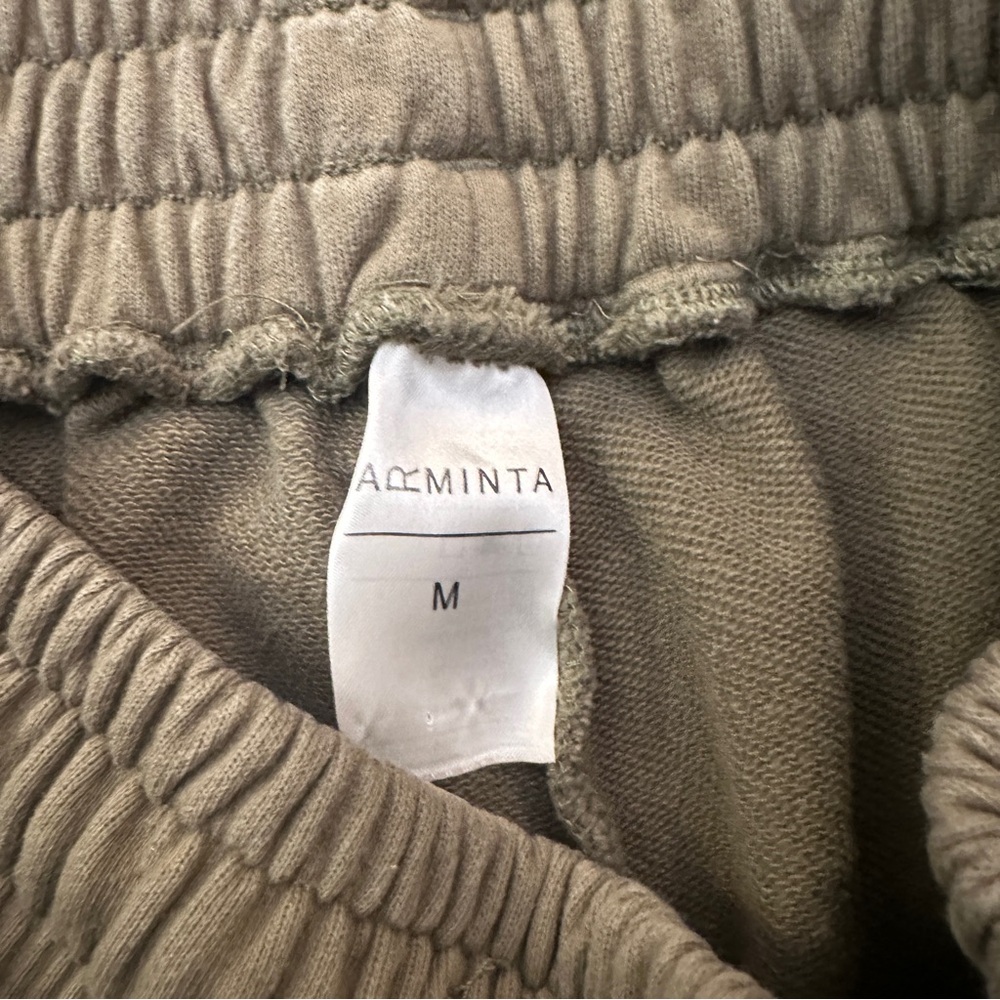 Arminta 100% Cotton Sporty Sweatpants Women’s Size M Green - Picture 3 of 9